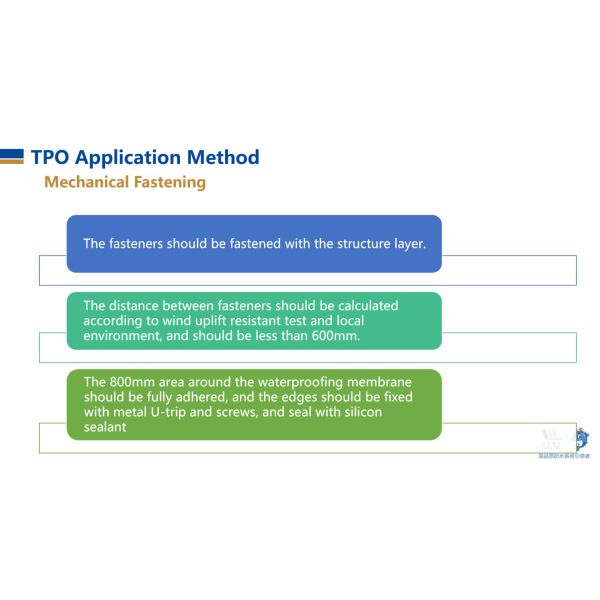 Мембрана Bondsure® TPO делая водостойким