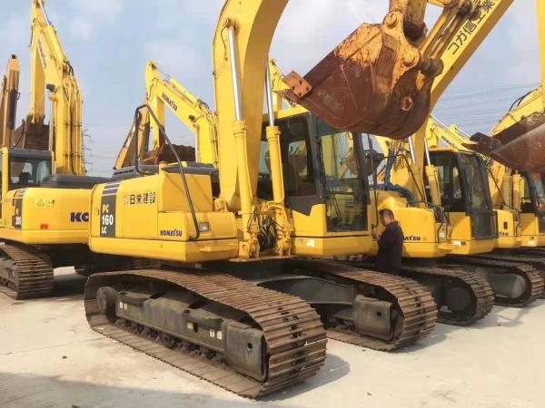 280L Fuel Tank 16T PC160-7 Used Komatsu Excavator