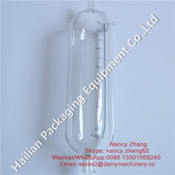 6L Goat Glass Milk Meter Innovative Milk Measuring Device For Dairy Industry Professionals