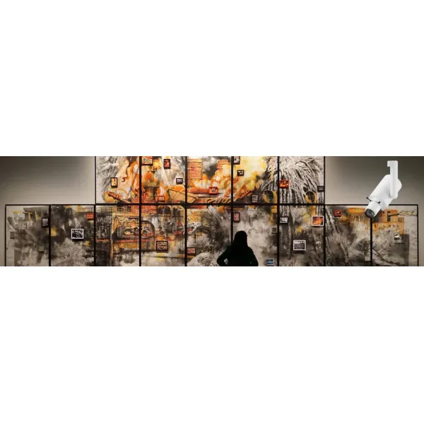 LED Logotipo Gobo Proyector Luz UV ND Zoomable Extensión IP65 Ra97+ Centro de Exposiciones de contorno