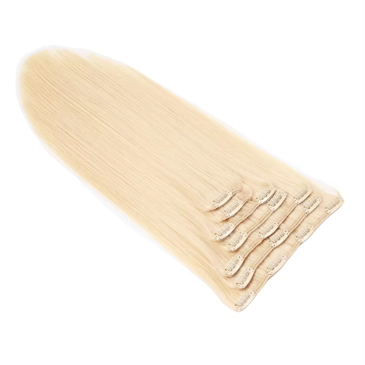 100% Top Human Hair Kinky Straight Raw Clip In Natural Real Hair Extensions