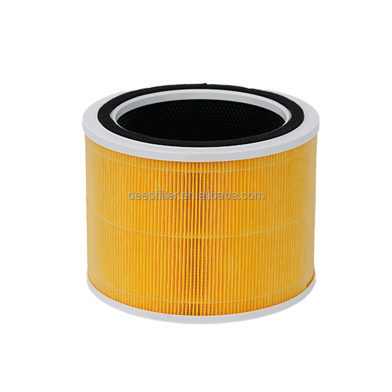 True HEPA Activated Carbon Filter with Customized Size and 1 Year Warranty for LEVOIT Core 200S Air Purifier
