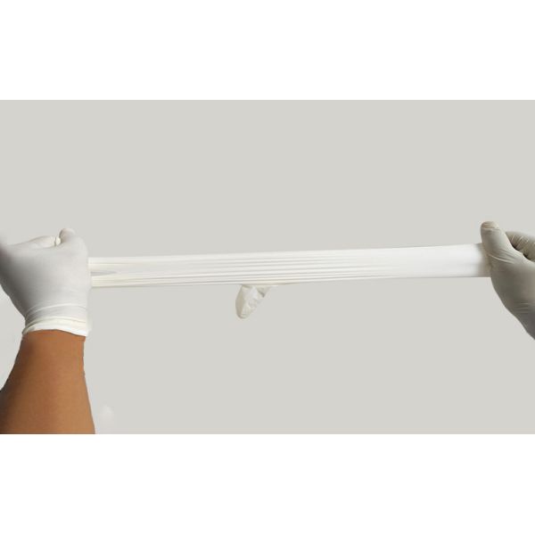 Перчатки медицинского осмотра латекса устранимые 24cm пудрят свободно