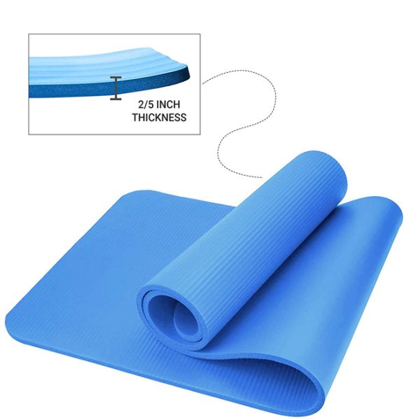 Printing Logo NBR Yoga Mat , Durable NBR Fitness Mat