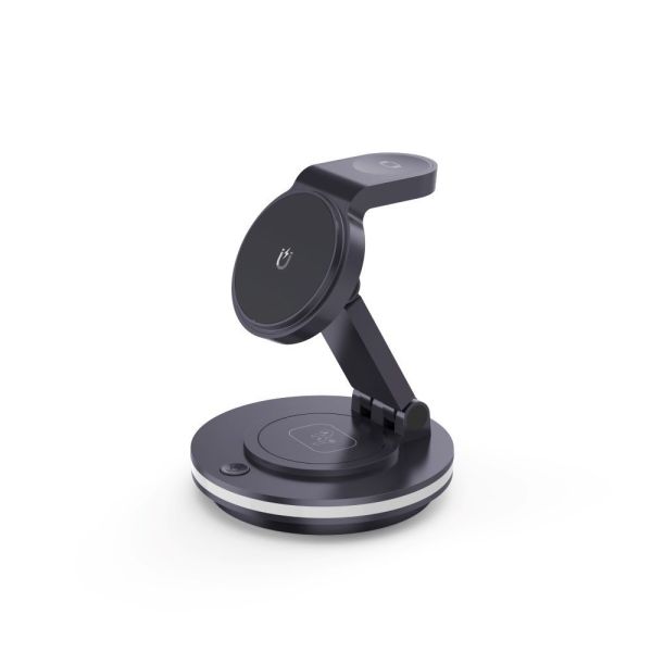 Wireless Charging Station ABS Acrylic 4 In 1 Stand CE FCC RoHS Certified