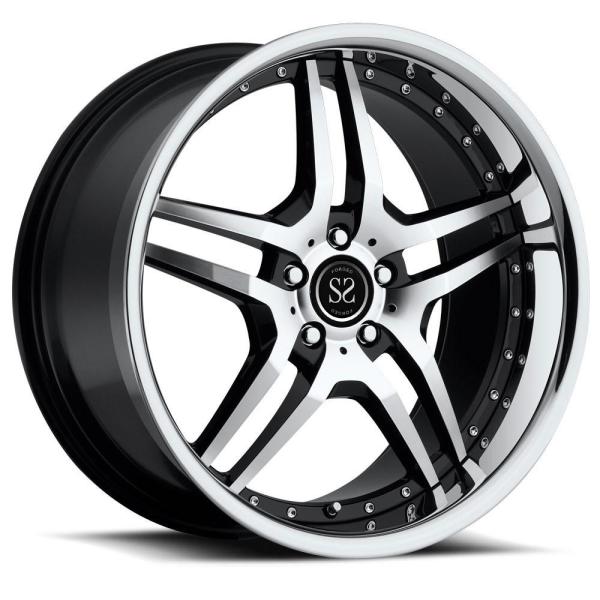 19 20inch rotiform polish 2 piece forged car wheel rim llantas china 5x120