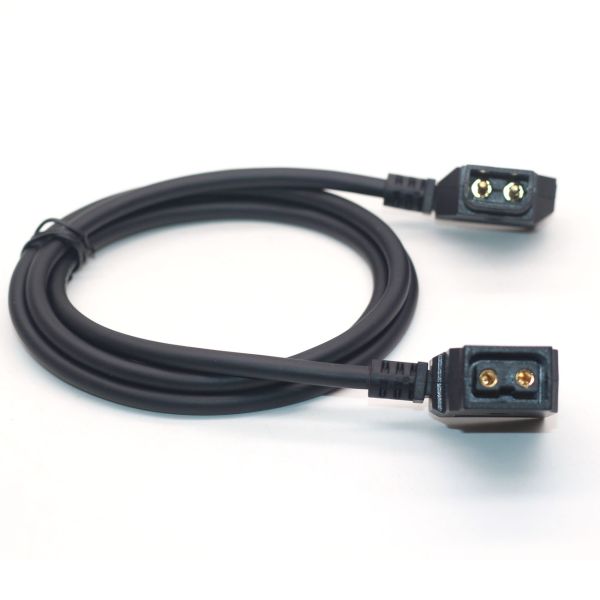 1M Black Dtap Power Cable Customized Male To Female For ARRI Camera
