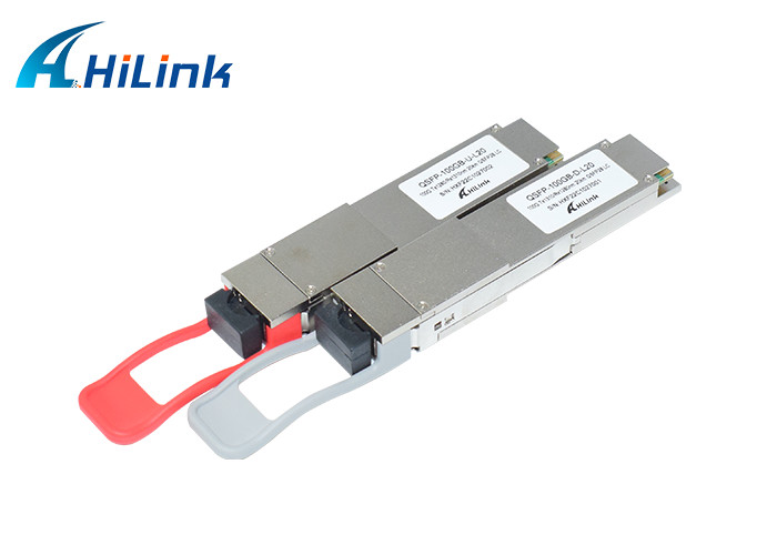 QSFP28 WDM Bidi 20km волокна модуля 100G DOM симплексный LC SMF одиночный 1280/1310nm