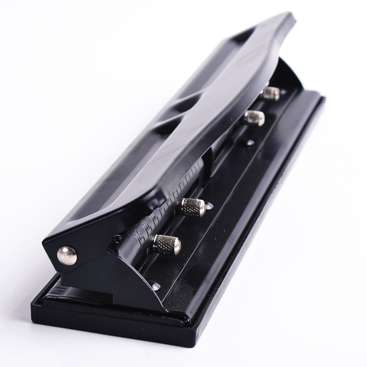 Metal 3 Hole Punch Stationery Desktop Office 3 Hole Adjustable Punch