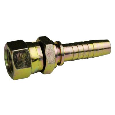 Bspp Hydraulic Female Fitting , Brass 60 Degree Cone Fittings Jis B8363