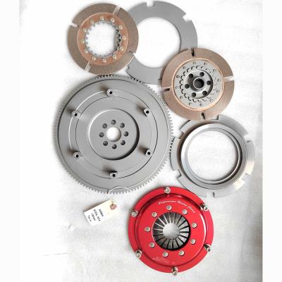 7.25' Twin Disc Cr-Mo Racing Clutch Kits Fit Honda K20A K24 Honda Civic