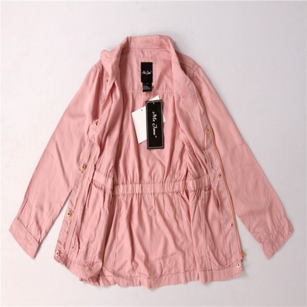100% Tencel Fall Junior Girls Jacket Pink Olive Blue In Stock