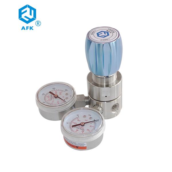 SS316L Piston type Nitrogen Oxygen natural gas pressure regulator