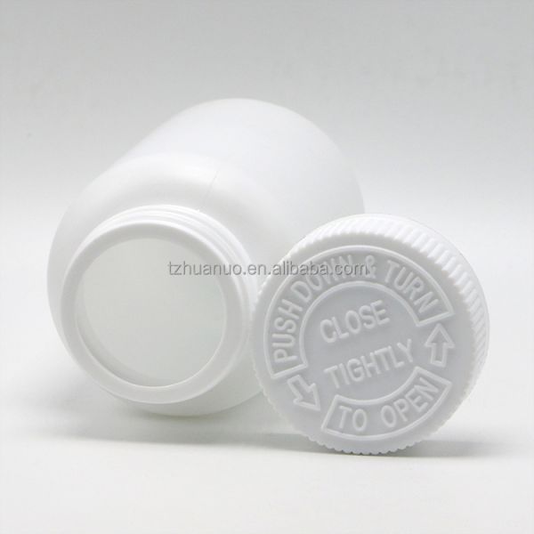Medicine Container 225ml/7.6oz HDPE Plastic Bottle Capsule/Powder/Pill Supplement Holder