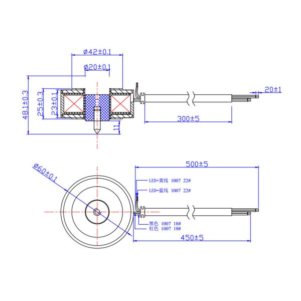 соленоид 15N 240W трубчатый для выключателя окна