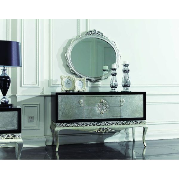 Luxury European Bedroom Furniture Royal Antique White King Size Bedroom Sets