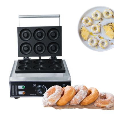 Fast Food Automatic Snacks Making Machine Electric Waffle Maker Baked Mini 6 Hole