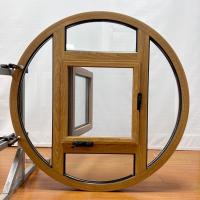 Single Double Triple Glass Aluminumn Round Window Round Upvc Windows That Open