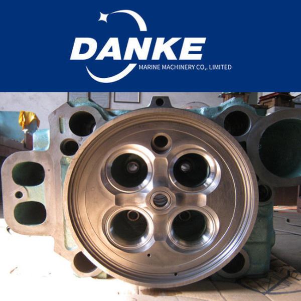 MAK 6M25 Marine Cylinder Heads , Main Engine Cylinder Head With Valve Seat / Guide