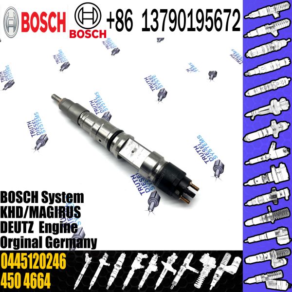 Para el inyector diesel de Deutz, 0 445 120 246 para BOSCH, inyector común 0445120246 del carril