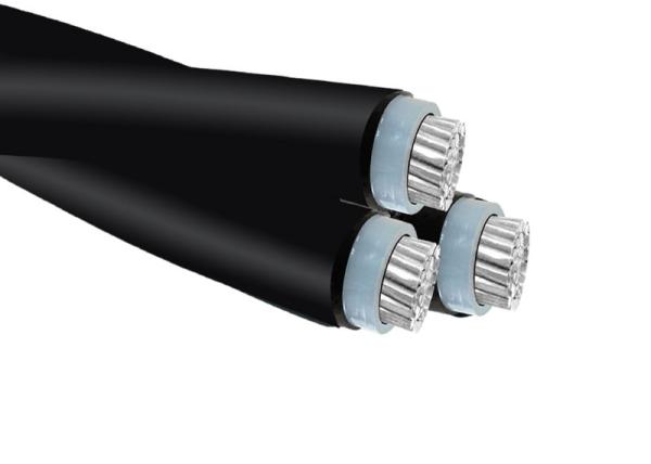 Shanghai Shenghua Cable 3 Core Aerial Bundled Triplex Service Drop Cable For Overhead Power Transmission Lines