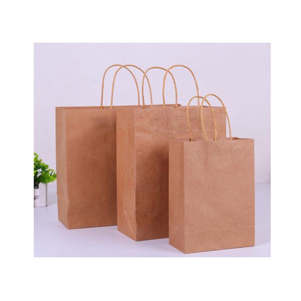 Custom gift bag baking pastry bread bag square bottom takeaway packaging paper bag custom