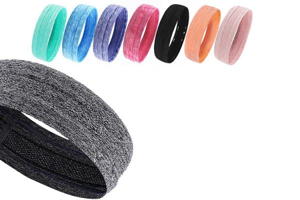 Oem Non Slip Headbands Grip Silicone Yoga Sweatband For Men And Women