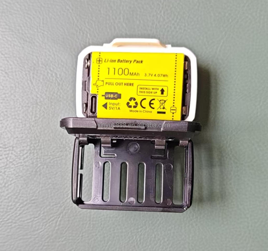 Factory Sales Outdoor LED Lighting Tools Camping Emergency Lamp Replaceable Rechargeable Battery Super Bright Head Lamp