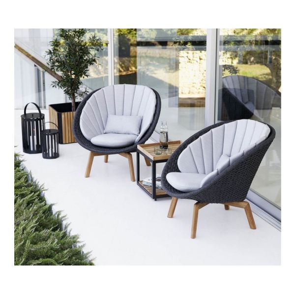 Outdoor Furniture Rattan Patio Garden Chairs Peacock Lounge Chair Optional Folded