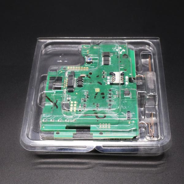 Plateaux d'emballage à vide jetables Plateau électronique transparent en plastique PET
