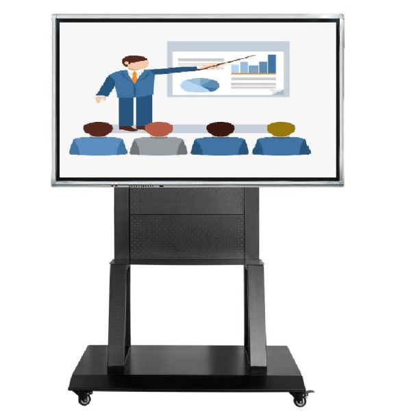 VESA Standard Wall Mount Interactive Flat Panel with 4mm Tempered Glass and 6 Array Mic Built In for High Responsiveness