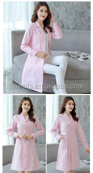 100%cotton Lab Coat  Nurse Doctors Para-medical Hospital Uniform Dress short sleeve surgical gown Best Price from China Factory