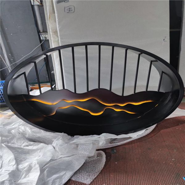 Decorative Stainless Steel Room Partition Minimalist Design For Space Organization