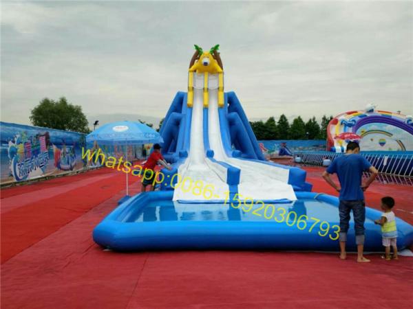 hot summer giant inflatable water slide for sale