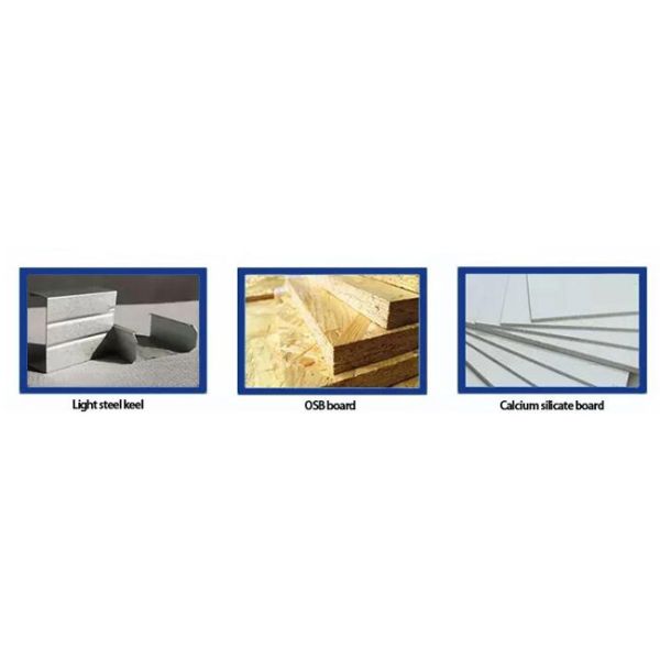 Prefabricated Steel Houses Decoration Q550 Galvanized Light Steel Keel