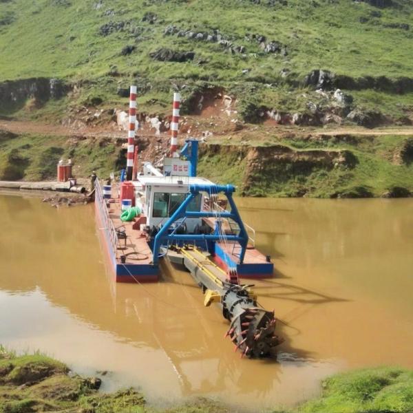 14 Inch 300 Cbm Working Capacity Sand Dredging Vessel With Full Hydraulic System