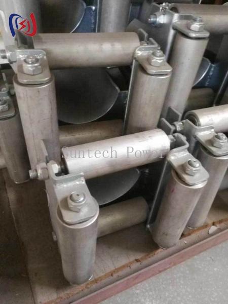地下電源線の設置のための重用枠ケーブルローラー