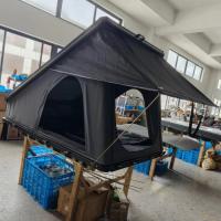 Tente de toit en aluminium résistant à l'eau avec couleur noire grise