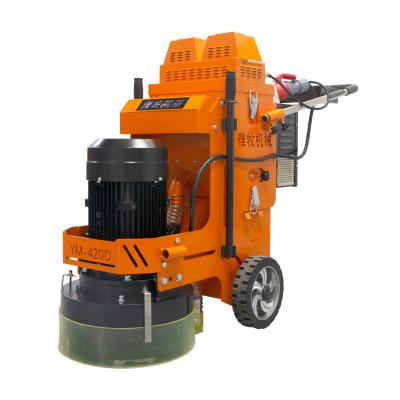 máquina de moedura concreta do assoalho do impulso da mão de 420mm semi automática com a coleção de poeira de baixo nível de ruído