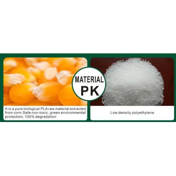 Corn Starch Biodegradable Zipper Bags