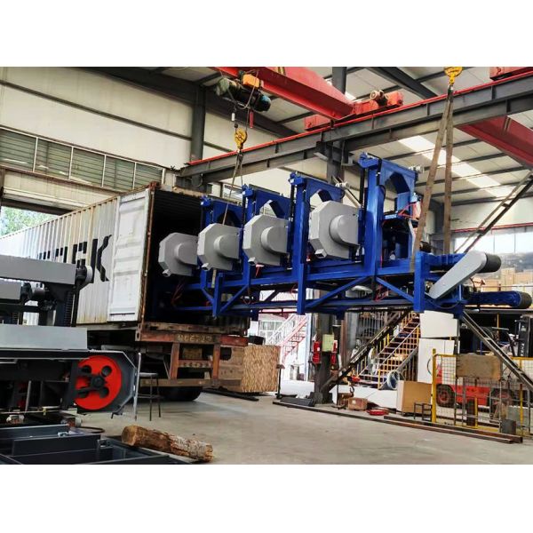 Электрическая промышленная используемая multi голова горизонтальная resaw машина ленточнопильного станка