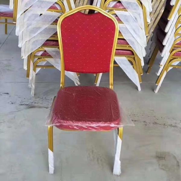 Modern Comfortable Restaurant Stackable Velvet Fabric Hotel Banquet Chairs