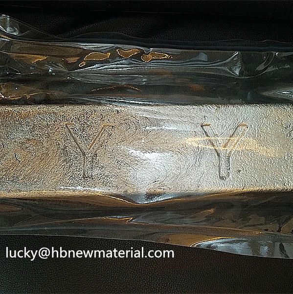 ISO Approved Magnesium Yttrium Alloy MgY30 Ingot for Grain Refining Hardening And Improving Alloy Performance