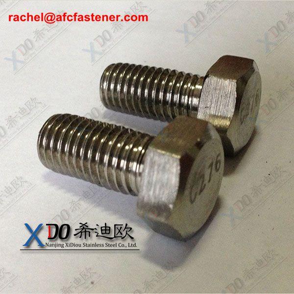 904L hexagon bolts din1.4539 uranus B6 uns n08904
