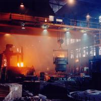 High Quality 32/5T Steel Plant Crane Working Duty A7 for Molten Metal Lifting