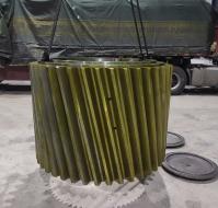 Équipement de transmission efficace équipement à dents hélicoïdales avec boulon sur l'installation