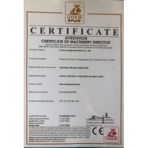 Suzhou Tongda Machinery Co., Ltd. Certifications