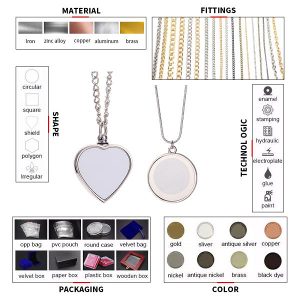 Collier sur mesure avec photo de cœur collier de collier de collier de cœur argenté