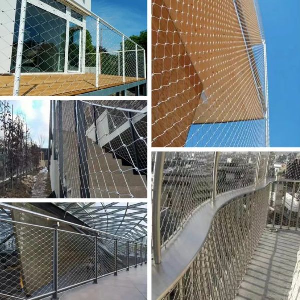 50 Mm Flexible Stainless Steel Rope Mesh For Safety System