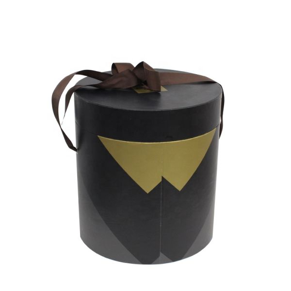 Los niños negros de lujo reciclados del logotipo de encargo de los materiales al por mayor juegan la caja de regalo con la tapa